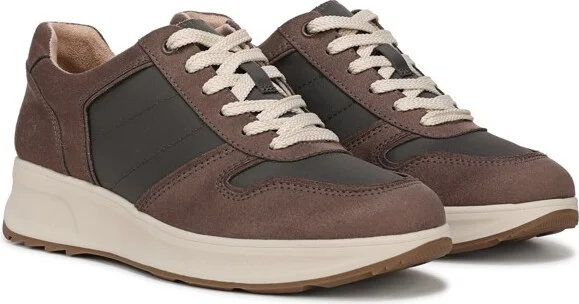 LifeStride Women's Revival Oxford Dover Tan/Houndstooth 9 W - Image 4