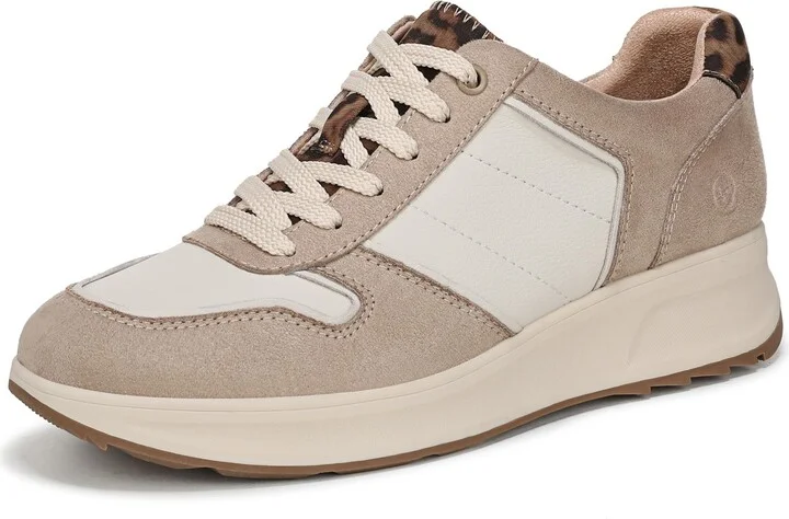 LifeStride Womens Revival Sneaker Dover Tan/Houndstooth 11 M