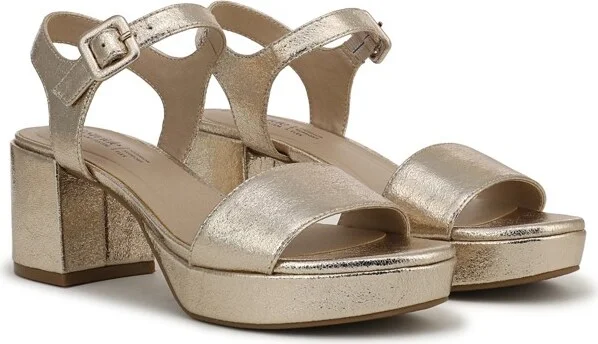 LifeStride Women's Rhythmn Platform Block Heel Sandals Black 8 M - Image 3