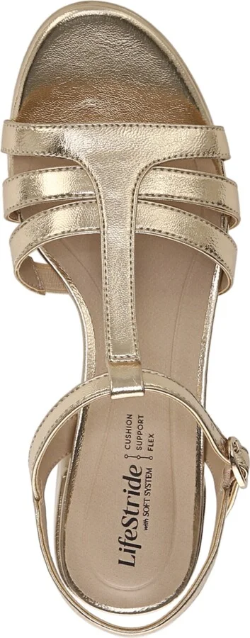 LifeStride Women's Rio Strappy Platform Block Heel Dress Sandals - Image 6