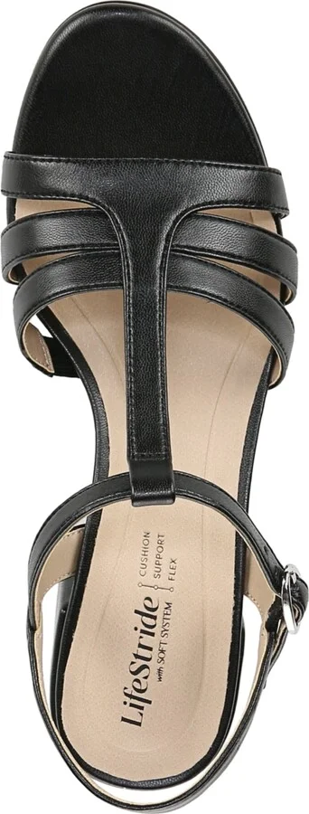 LifeStride Women's Rio Strappy Platform Block Heel Dress Sandals - Image 9