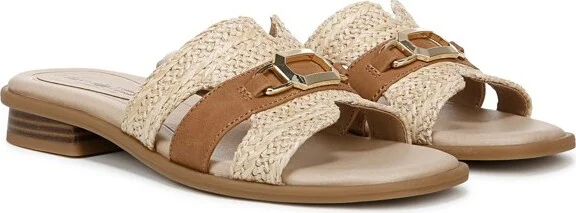 LifeStride Women's Royalty Bit Slide Sandal Natural/Tan 8 M - Image 2
