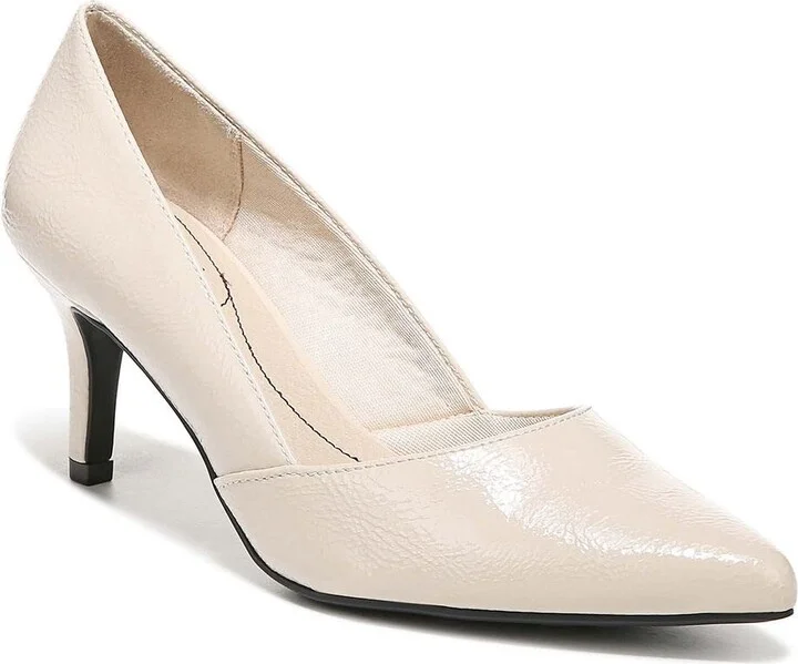 LifeStride Womens Savvy Pump Almond Milk Patent 11 W