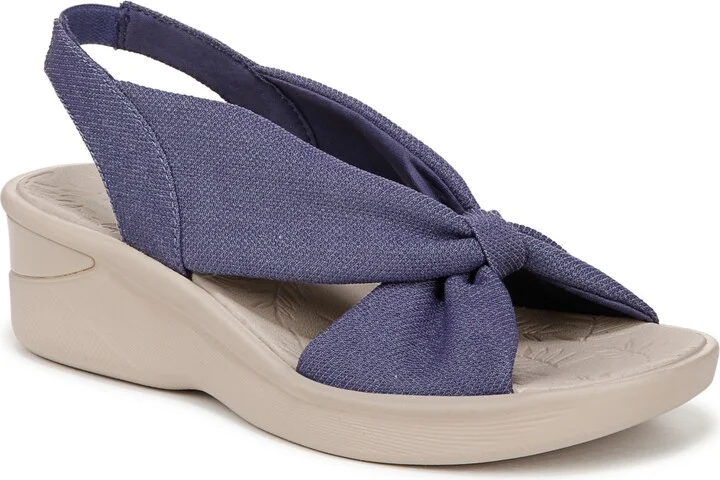 LifeStride Women's Serenade Washable Slingback Wedge Sandals