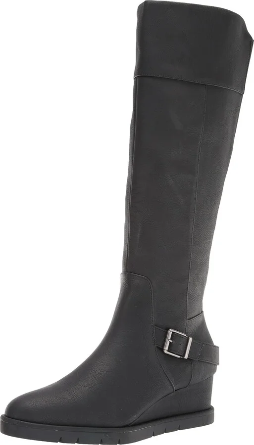 LifeStride Womens Shana Knee High Boot Black 9 W
