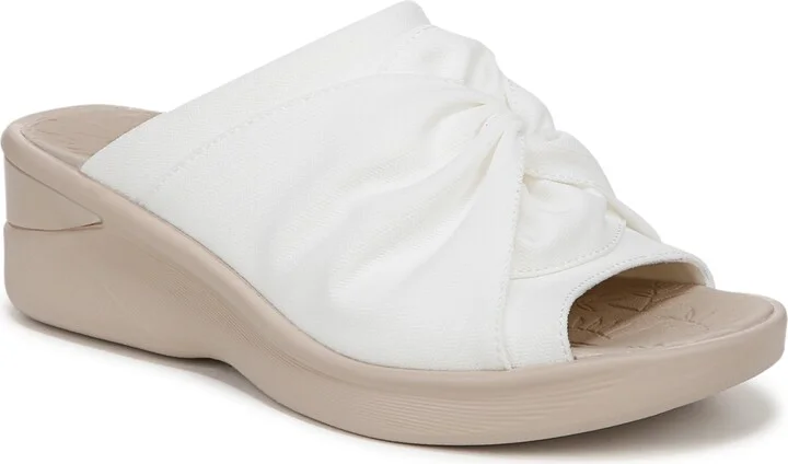 LifeStride Women's Smile 3 Washable Slide Wedge Sandals