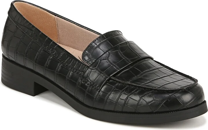 Black Croco Faux Leather