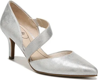 LifeStride Women's Suki Pump Silver 7.5 W