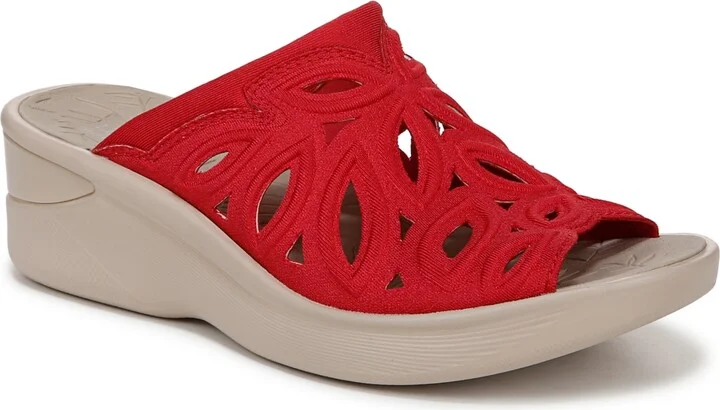 LifeStride Women's Susie Washable Slide Wedge Sandals