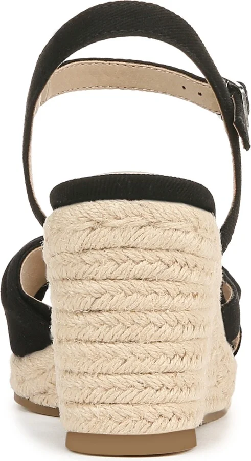 LifeStride Women's Tahlia Open RoundToe Espadrille Wedge Sandals - Image 3