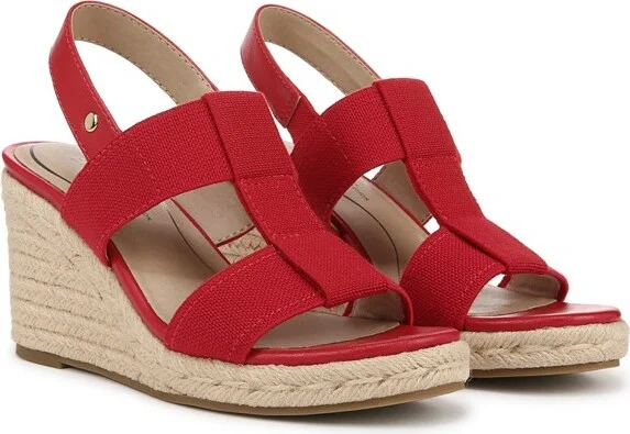 LifeStride Women's Tallulah Espadrille Wedge Sandal Black/Natural 7 W - Image 7