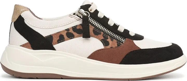 LifeStride Women's Teamplayer Washable Round Toe Slip On Sneakers - White Multi Mesh Fabric/Faux Leather - Image 10
