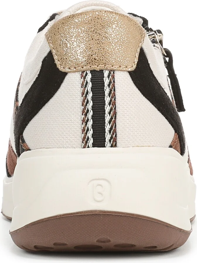 LifeStride Women's Teamplayer Washable Round Toe Slip On Sneakers - White Multi Mesh Fabric/Faux Leather - Image 11