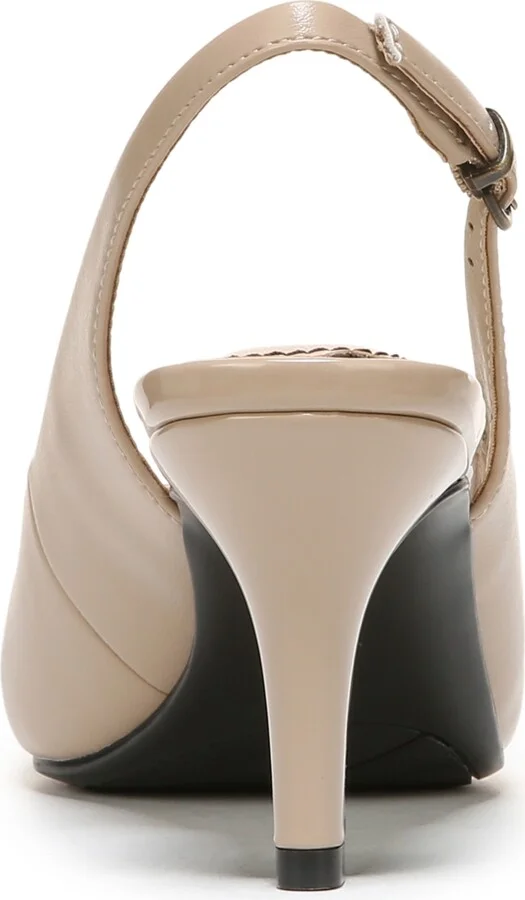 LifeStride Women's Teller Slingback Peep Toe Pumps - Image 3