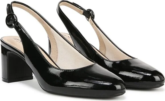 LifeStride Women's Tia Ankle Strap Pumps Black 6 W - Image 2