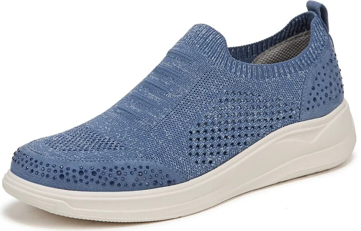LifeStride Women's Timeless Bright Slip-On Sneakers Sneaker Elemental Blue 9 M