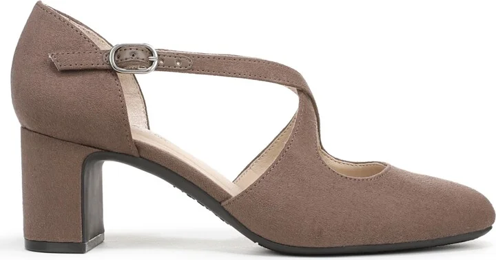 LifeStride Women's Tracy Crisscross Block Heel Pumps - Image 2