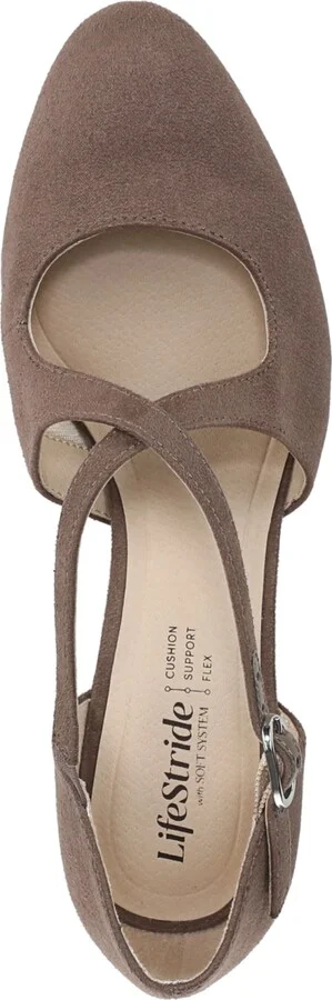 LifeStride Women's Tracy Crisscross Block Heel Pumps - Image 4