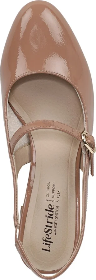 LifeStride Women's Trust Block Heel Mary Jane Slingback Pumps - Image 4