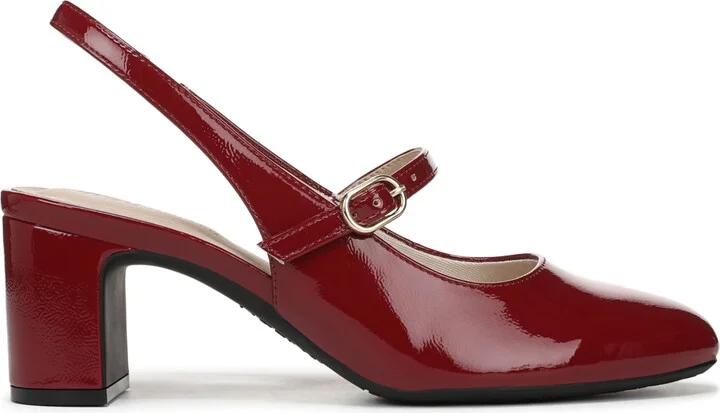 LifeStride Women's Trust Block Heel Mary Jane Slingback Pumps - Image 6