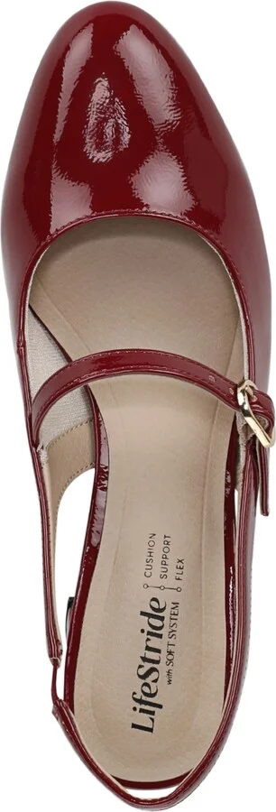 LifeStride Women's Trust Block Heel Mary Jane Slingback Pumps - Image 8