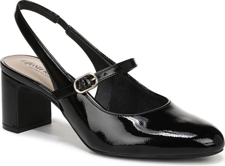 Black Faux Patent