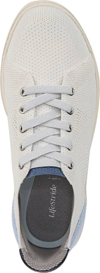 LifeStride Women's Vip Washable Court Inspired Lace Up Platform Sneakers - Image 4