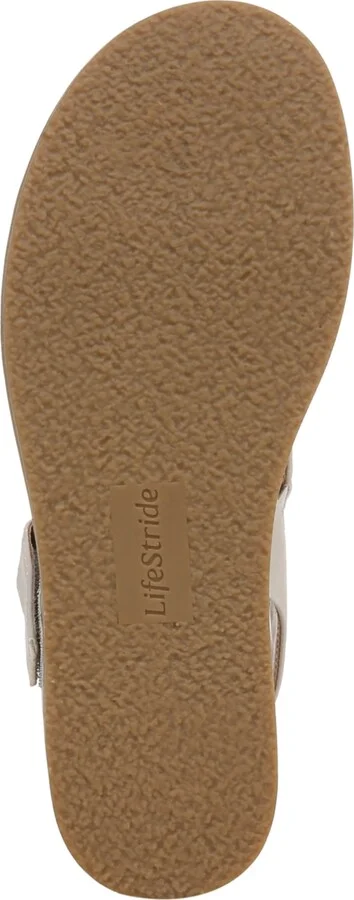 LifeStride Women's Waverly Round Open Toe Strappy Platform Sandals - Image 9