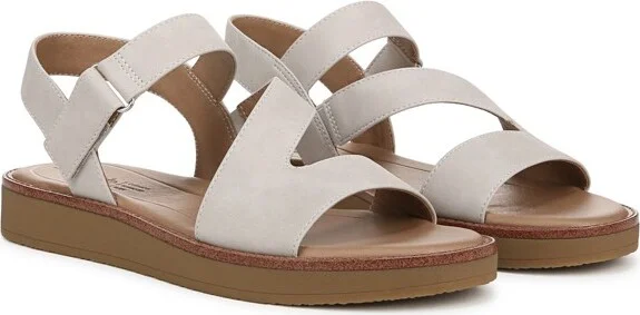 LifeStride Women's Waverly Sandal Silver 11 W - Image 3