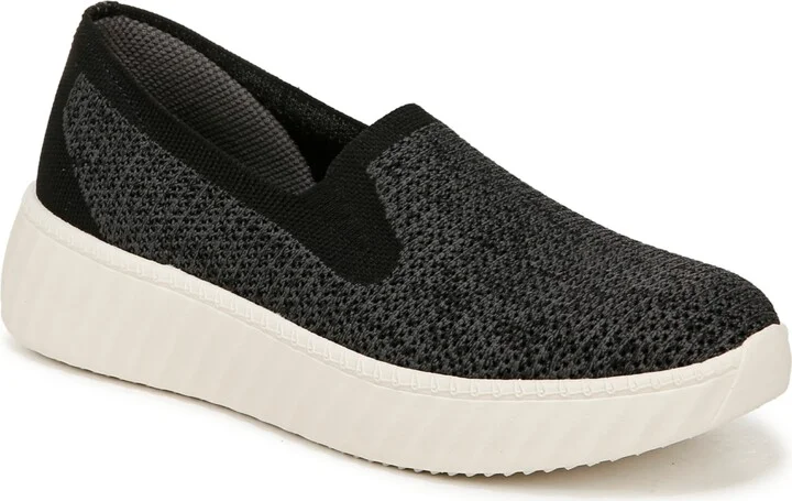 Black Heathered Knit Fabric