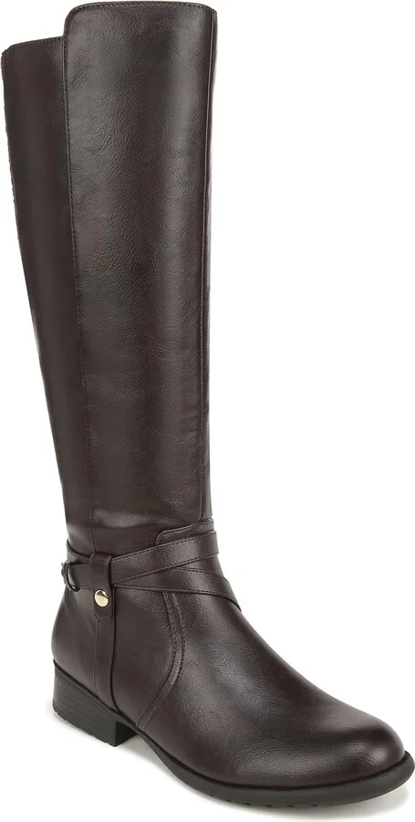 LifeStride Womens Xtrovert Knee High Boot Dark Chocolate 6.5 M