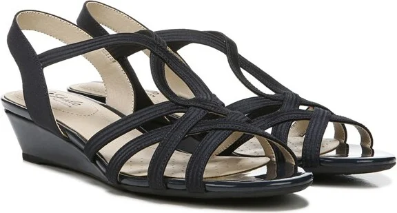 LifeStride Women's Yaya Sandal Soft Silver 10 N - Image 4