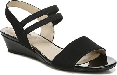 LifeStride Women's Yolo Sandal Black 9.5 N