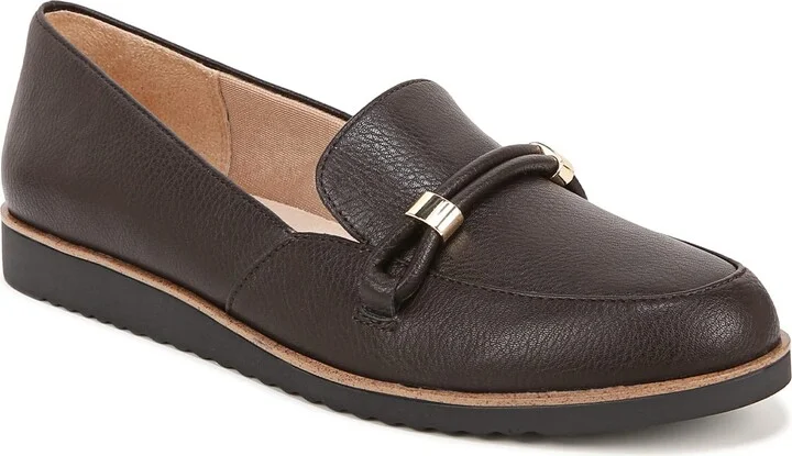 LifeStride Womens Zahara Slip On Loafers Dark Chocolate 11 M