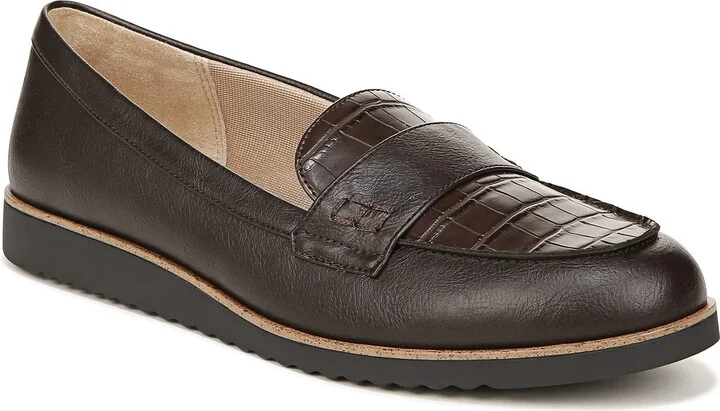 LifeStride Womens Zee Loafer Dark Chocolate 10 W