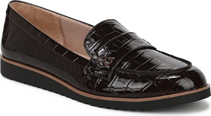 Dark Chocolate Croc Faux Leather