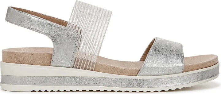 LifeStride Women's Zing Round Open Toe Wedge Slingback Sandals - Image 2