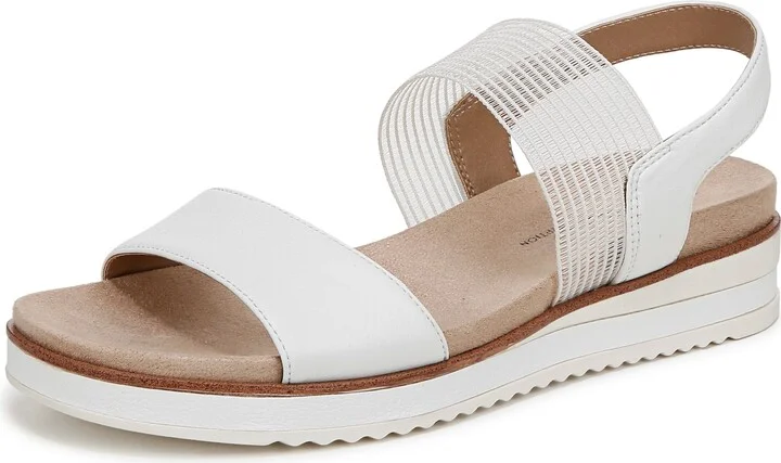 LifeStride Womens Zing Sandal Bright White 6.5 M