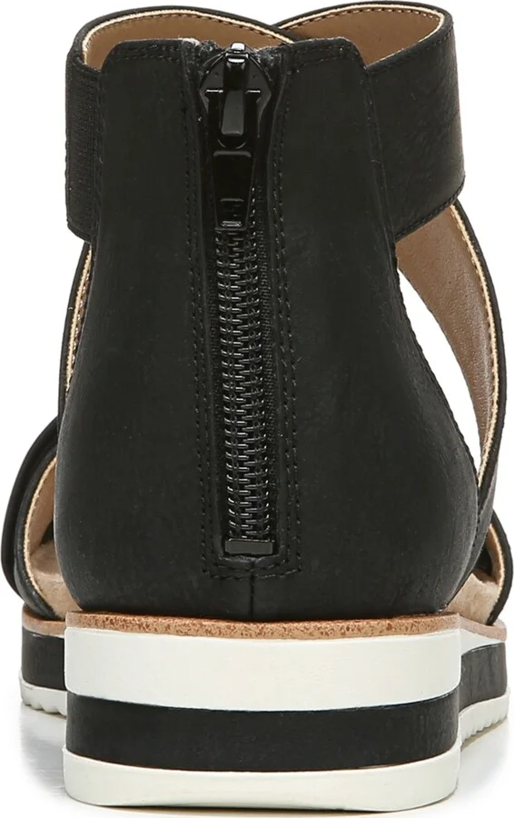 LifeStride Women's Zoom Round Open Toe Crisscross Wedge Sandals - Image 3