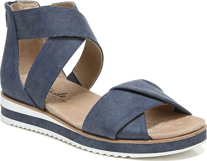 LifeStride Womens Zoom Sport Sandal Navy 8.5 W