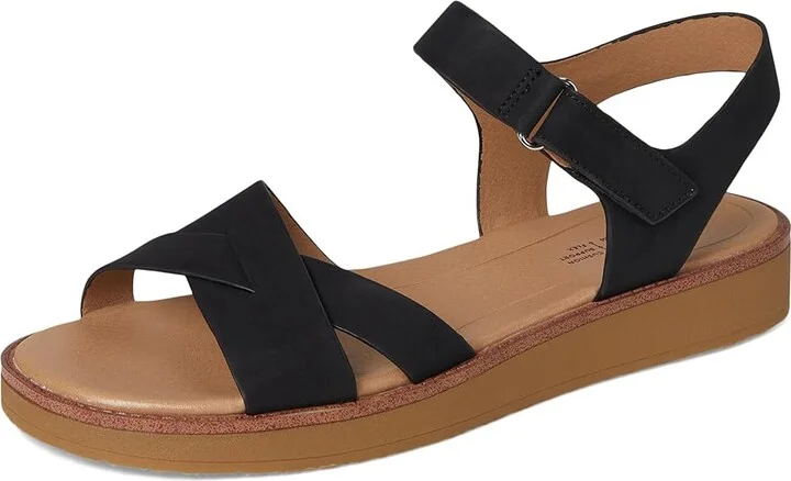 LifeStride Wren Women's Sandals Black : 6 M (B), Faux Leather - Image 5