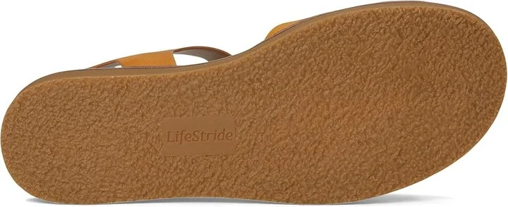LifeStride Wren Women's Sandals Inca Gold : 7 M (B), Faux Leather - Image 3