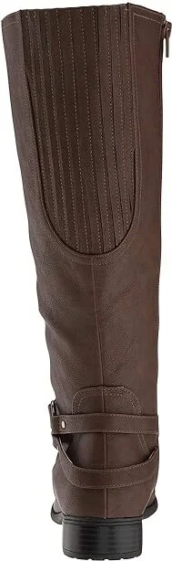 LifeStride X-Felicity Wide Calf Women's Boots Dark Tan : 9.5 M (B), Synthetic - Image 5