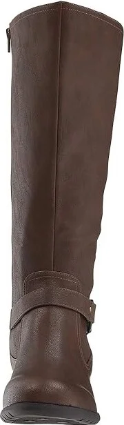 LifeStride X-Felicity Wide Calf Women's Boots Dark Tan : 9.5 M (B), Synthetic - Image 6
