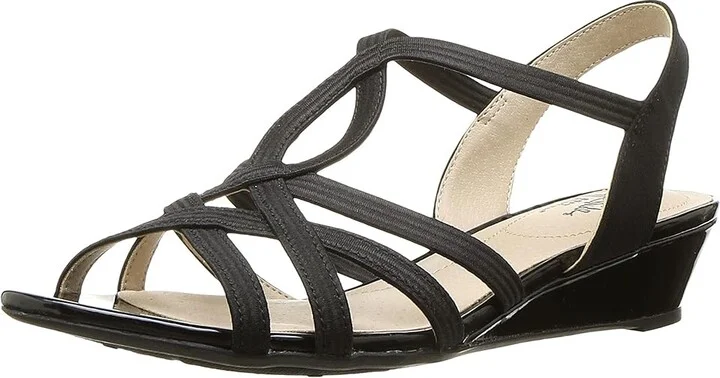 LifeStride Yaya Women's Shoes Black : 9.5 W (C), Textile - Image 2