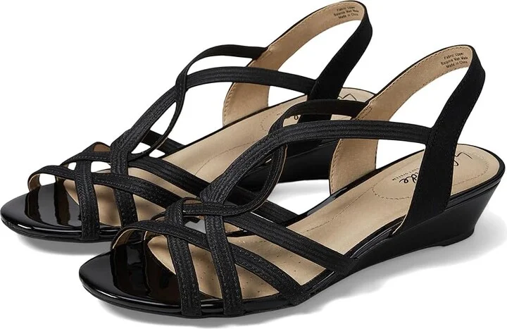 LifeStride Yaya Women's Shoes Black : 9.5 W (C), Textile