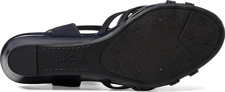 LifeStride Yaya Women's Shoes Lux Navy : 9.5 W (C), Textile - Image 4