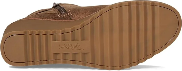 LifeStride Zariah Women's Boots Brown : 8.5 W (C), Leather - Image 3