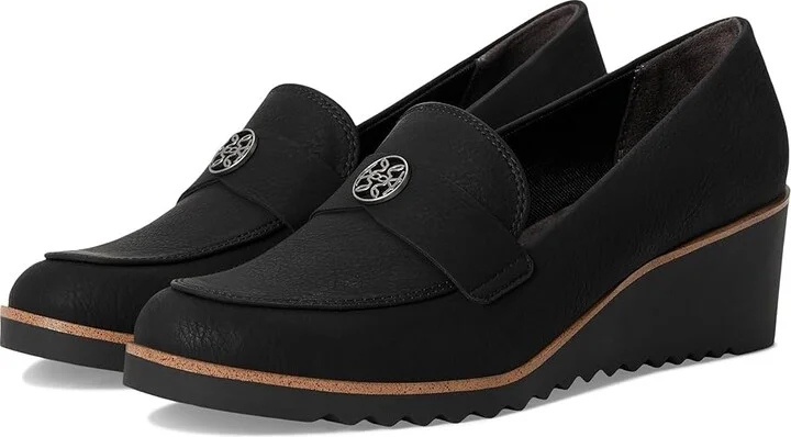 LifeStride Zed High Women's Heels Black : 8 W (C), Leather