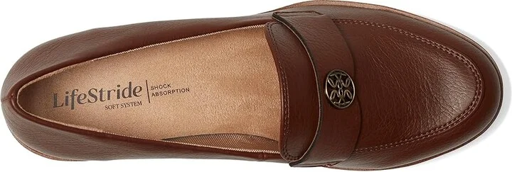 LifeStride Zed High Women's Heels Dark Tan : 9 M (B), Leather - Image 2